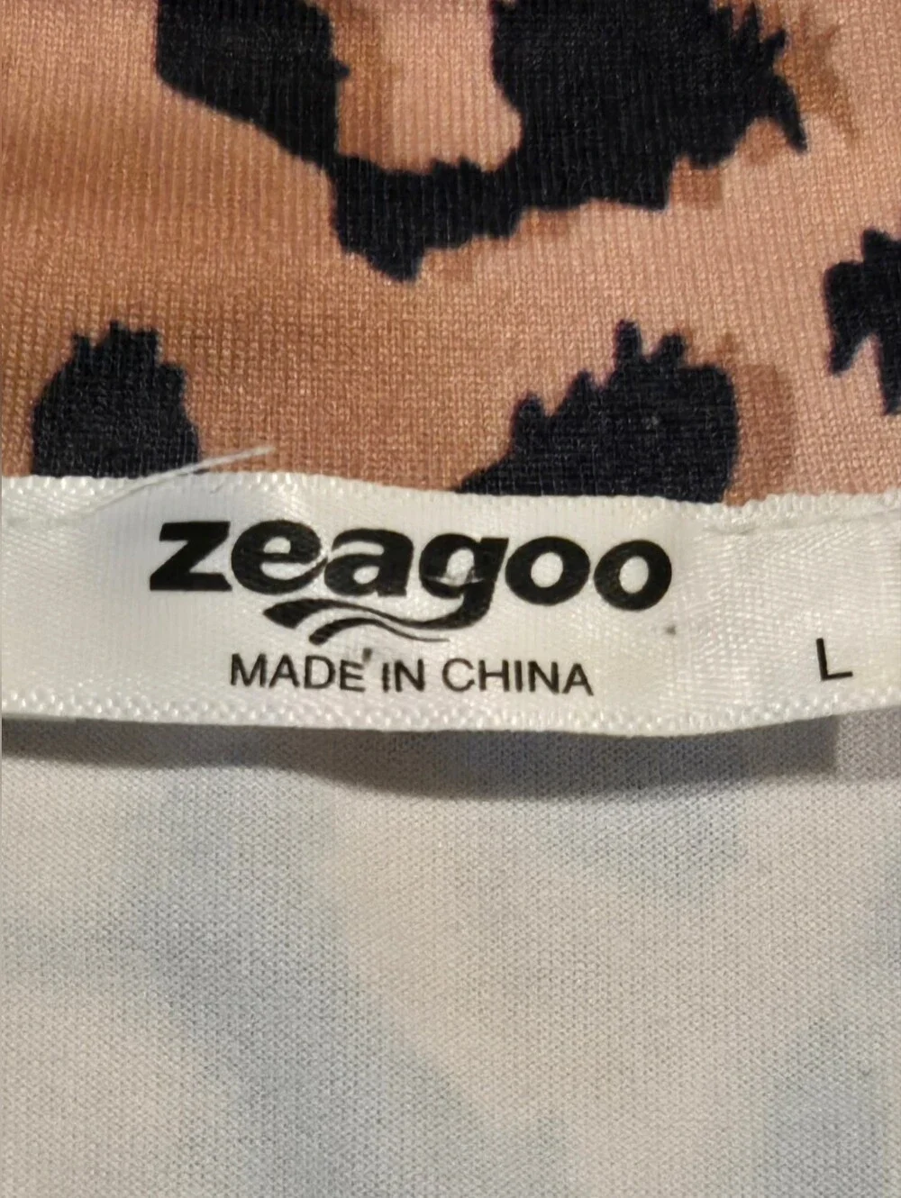 Zeagoo Leopard Print Cardigan Jacket